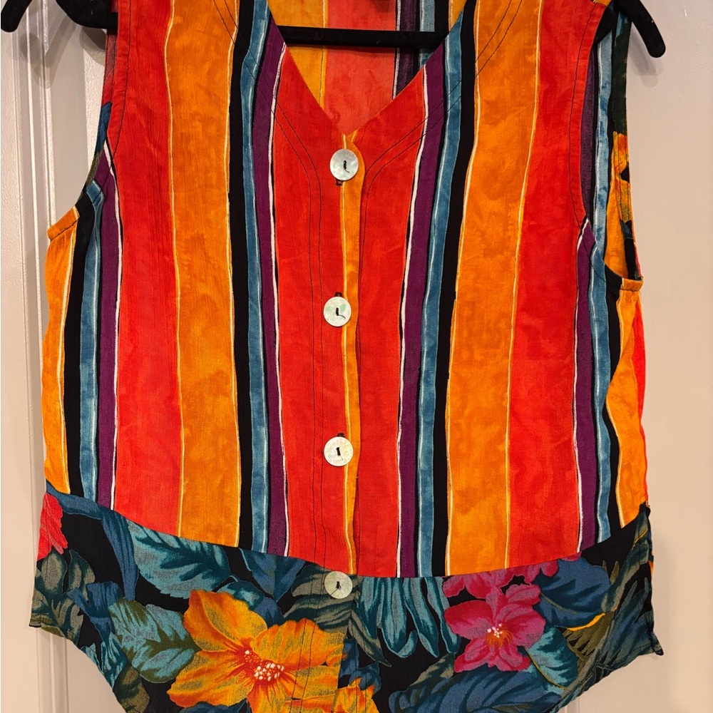 Carole Little Colorful Striped Top  5 for $30⭐️